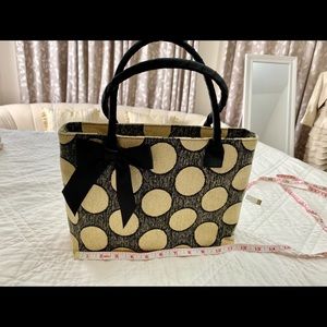 Black and off white dots, Talbots Totes 👜 👜 👜